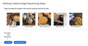 Making Cookies 5-Step Sequencing Images - Ultimate SLP