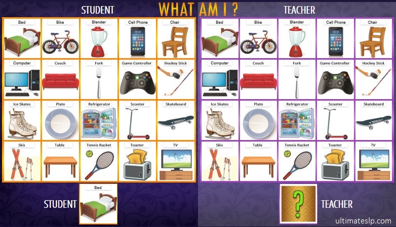 What Am I Game Ultimate Slp