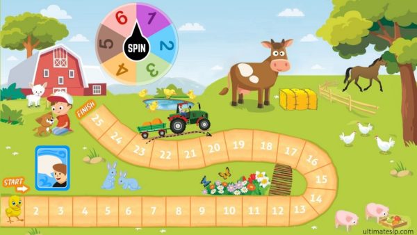 Farm Board Game With Card Decks Ultimate SLP