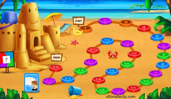 Sand Castle Board Game with All Card Decks - Ultimate SLP