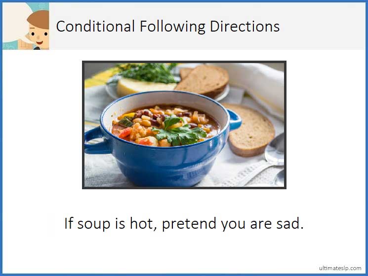 Conditional Following Directions Cards - Ultimate SLP