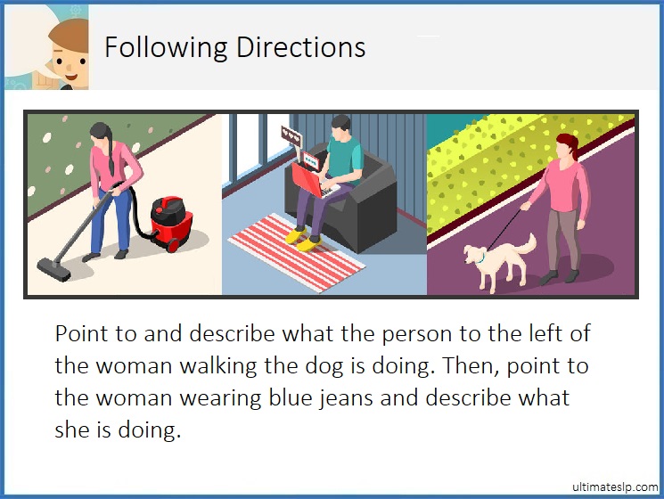 Following Multi-Step Directions Cards - Ultimate SLP