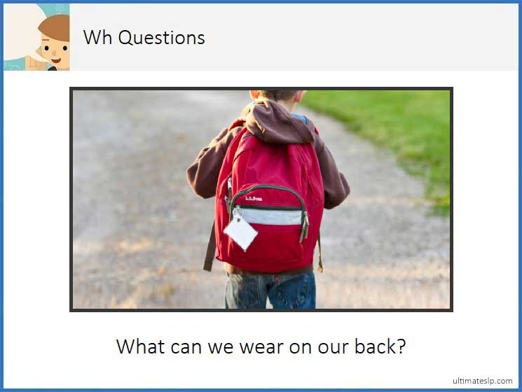 Wh- Question Cards (who, what, where, when) - Ultimate SLP